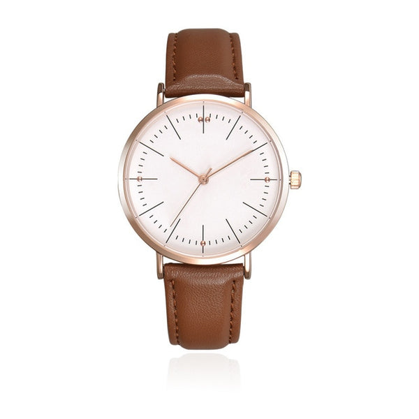 Luxury Simple Women's Watches Fashion Casual Motion Women Watch Ladies Quartz Leather Wristwatch Romantic Clock Montre Femme