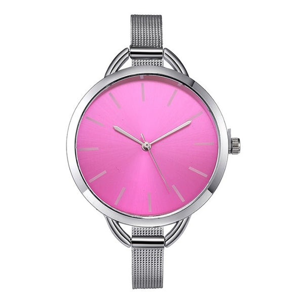 2019 CMK Luxury European Style Ladies Watches Stainless Steel Elegant Big Dial Women Watch Casual Dress Female wristwatch clock