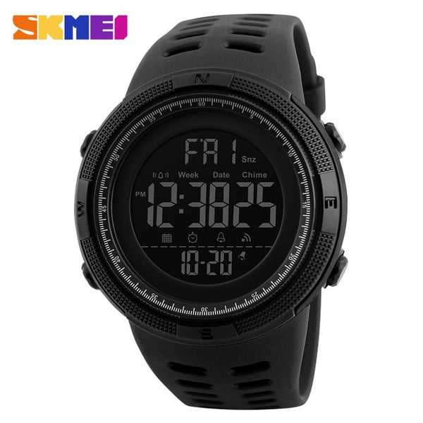 Skmei 1251 Mens Sports Watches Luxury Brand Dive 50m Digital LED Military Watch Men Electronics Fashion Casual Wristwatches 2018